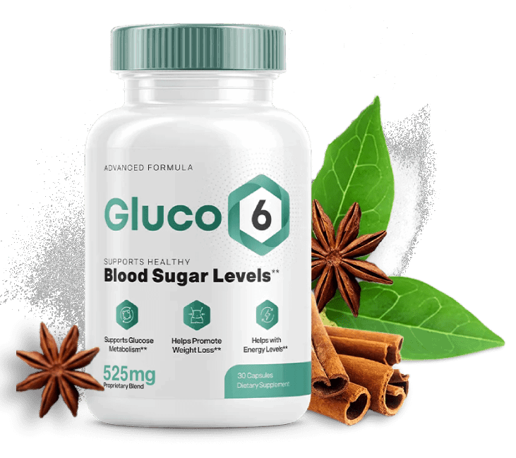 Gluco6 blood sugar support supplement – natural formula 